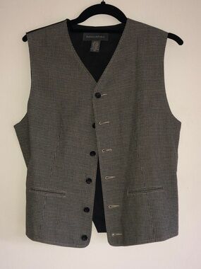 Banana Republic button front vest unisex
